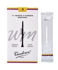 Reeds for Bb/A GERMAN CLARINET “White Master", by Vandoren