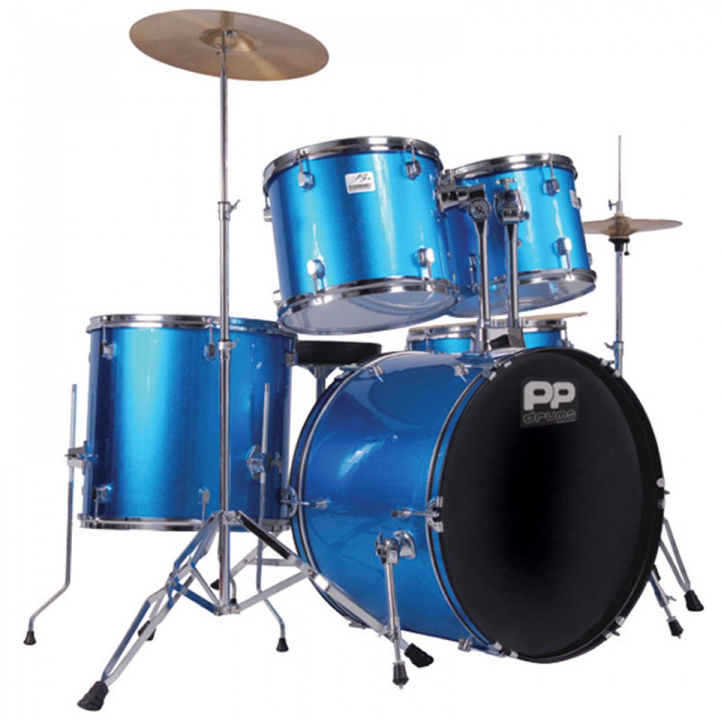 Batería de 5 piezas PP Drums - Azul