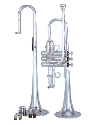 Trumpet in E Flat & D model 1523, by KANSTUL