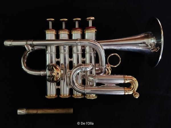 "ZEUS ERATO" Piccolo Trumpet in B Flat and A (made by KANSTUL) PRE-OWNED